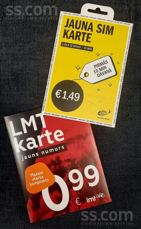 Jauns, neaktivizēts un neizmantots Numurs. Zelta Zivtiņa (Tele2) kartes ir pārdotas ar Eur 1.49 kontā, LMT kartes ar Eur 0.9 ...