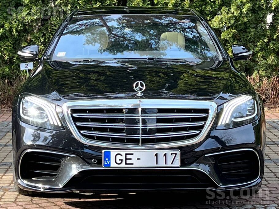 S500 320kw/435zs. Face lift 2019 gada modelis. Pilna Amg paka. Apkopes veiktas Veho(Mercedes dīlera servisā). Auto id ...