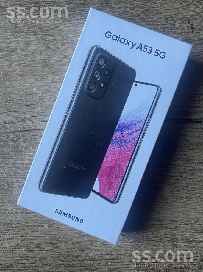 Продаю мобильный телефон Samsung A53 - 5G Awesome Black - SM - A536B. Новый . Jauns. Оригинальный. Можно на обмен с доплатой. ...