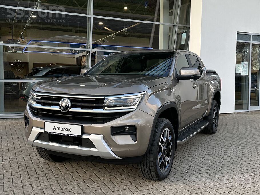 Jauns VW Amarok Style 2. 3.0Tdi 240zs, 10 pak. automātiskā pārnesumkārba. Krāsa: Bright Beige Metallic - Griestu ap ...