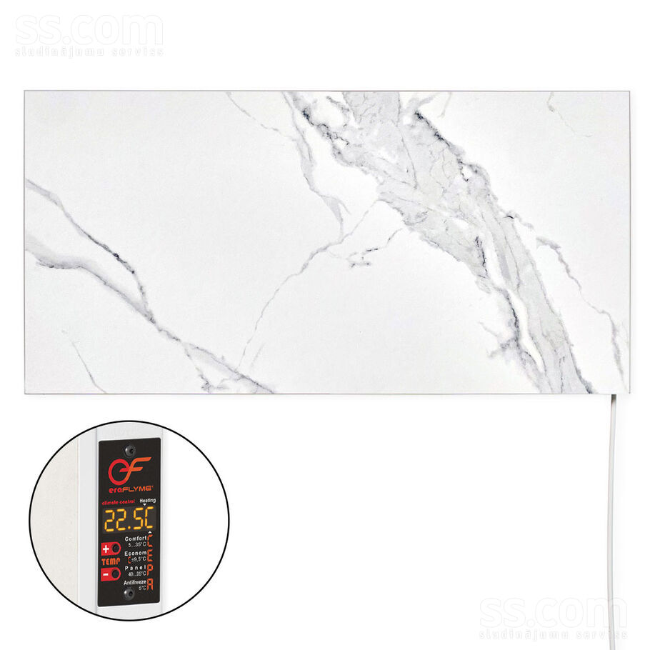 Model: C250Pw-Bk Jauda: 250 W Apkures laukums: 5-6 m² Izmērs: 600x300x50 mm Svars: 4 kg Keramiskajam elektriskajam apsil ...