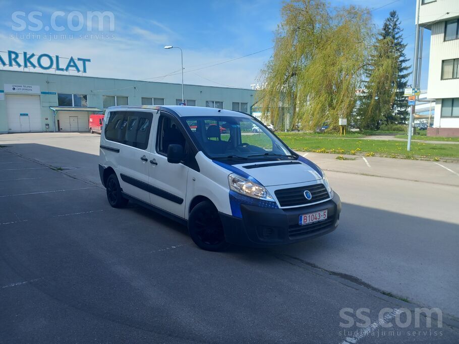 Первый взнос 1.000Eur Var uz nomaksu/ Mожно в рассрочку без участия Банков. Fiat Scudo-9 Мест, Только из солнечной Герман ...