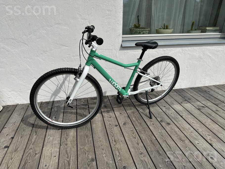Pārdodu Woom 6, labā stāvoklī. Atrodas Siguldā. 26" Woom Original 6 – zaļš bērnu velosipēds. Svars: 9.7kg ...