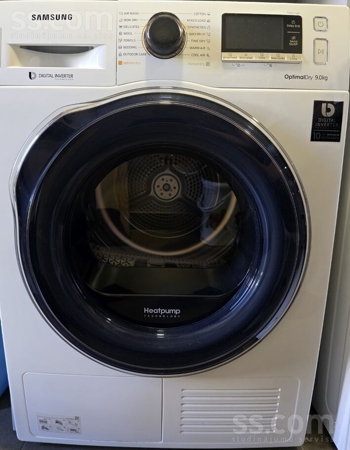 Продаётся б/у Сушильная машина Samsung Dv90M6200Cw в отличном состоянии это энергоэффективная модель с тепловым насосом, расс ...