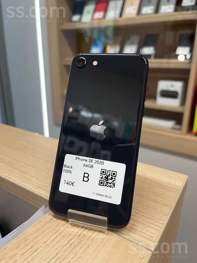 Garantija 1 Gads. Iphone SE 2020 64Gb. Battery health 100%. Tehniski telefons ir pilnīgā darba kārtībā, visas funkcijas ...