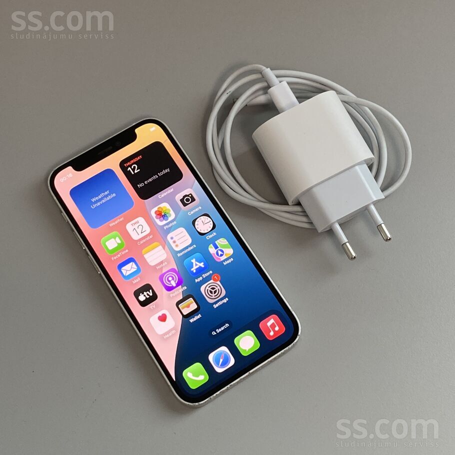 Pārdodu Iphone 12 mini 64gb White labā stāvoklī. Vizuāli viss labi, ir tikai minimālas lietošanas pazīmes. Vusas funkcija ...