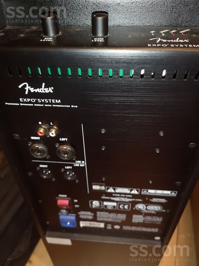 Pārdodu apskaņošanas komplektu Fender Expo=Ld Maui 11 2gb. ar orģinālajām somām + Mix. Alesis Multimix 8 FX. Var pirkt pa daļ ...