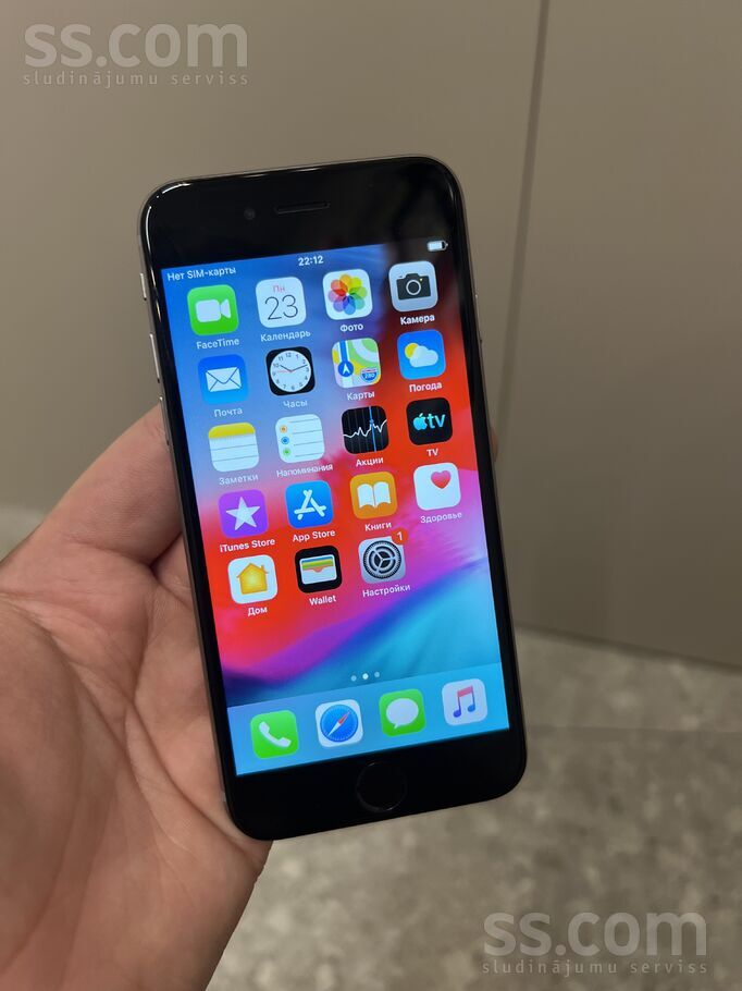 Iphone 6, 32 gb, Silver. Battery health 100%. Tehniski telefons ir pilnīgā darba kārtībā, visas funkcijas strādā bez prob ...