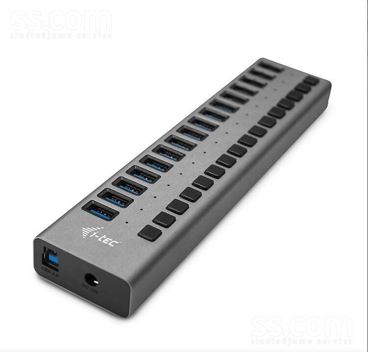I-tec Usb 3.0 Charging Hub 16port + Power Adapter 90 W 8595611702969 Usb centrmezgli 1x Usb 3.0 port for connecting to the ...